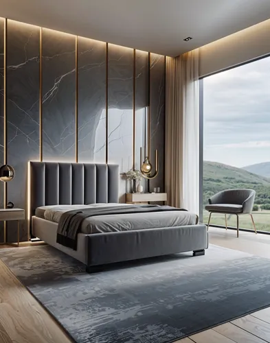 modern room,minotti,fromental,bedroom,great room,bedrooms