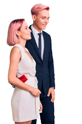 pink hair,derivable,edit icon,biechele,scottoline,challen,roxette,flamingo couple,richel,beautiful couple,jasey,shippan,pink background,wedding couple,pinkola,klayton,feza,yunick,luar,casal,Conceptual Art,Fantasy,Fantasy 07