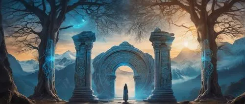 portal,prospal,hall of the fallen,shadowgate,mihrab,archway,karakas,seregil,hrab,mausoleum ruins,thingol,necropolis,fantasy picture,ghost castle,gateway,the mystical path,heaven gate,sepulchres,threshhold,world digital painting,Photography,Artistic Photography,Artistic Photography 07