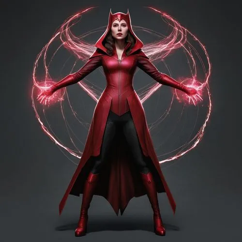 scarlet witch,darth talon,red lantern,sorceress,wanda,red super hero,the enchantress,goddess of justice,magneto-optical disk,magneto-optical drive,red,root chakra,dodge warlock,cg artwork,fantasy woman,cassiopeia,sprint woman,fantasia,red chief,spirit network,Illustration,Realistic Fantasy,Realistic Fantasy 17