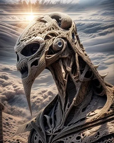 sandstorm,wind warrior,alien planet,planet alien sky,fractalius,supernatural creature,extraterrestrial life,kraken,wind machine,dead earth,alien world,alien warrior,extraterrestrial,et,sand waves,burning man,god of the sea,death's head,mandelbulb,doomsday