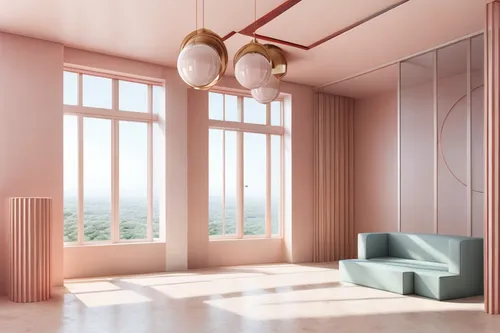 beauty room,room divider,danish room,modern room,bedroom,3d rendering,sky apartment,interior design,the little girl's room,modern minimalist bathroom,an apartment,interiors,window blind,daylighting,laundry room,window blinds,interior decoration,apartment,modern decor,light pink