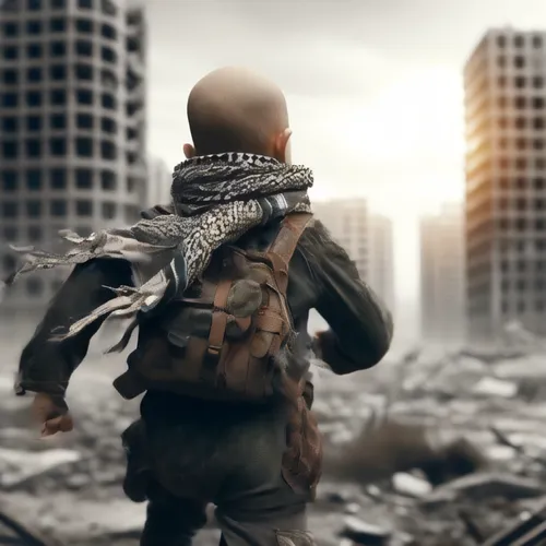 lost in war,post apocalyptic,war correspondent,ballistic vest,stalingrad,digital compositing,destroyed city,pripyat,children of war,war zone,post-apocalypse,render,warsaw uprising,war,3d render,apocalyptic,sniper,3d rendered,battlefield,mercenary