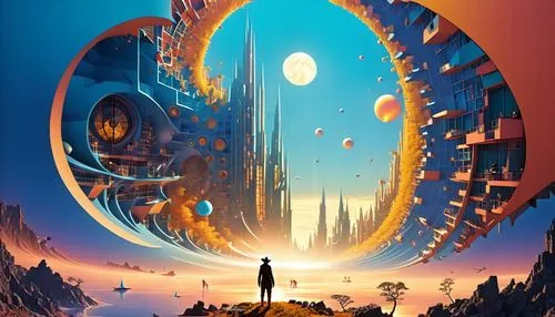 futuristic landscape,sci fiction illustration,scifi,colony,sedensky,portal,cosmosphere,sci - fi,technosphere,silico,extrasolar,cyberia,metropolis,alien planet,hub,gas planet,primosphere,solaris,space art,futuristic,Photography,General,Realistic