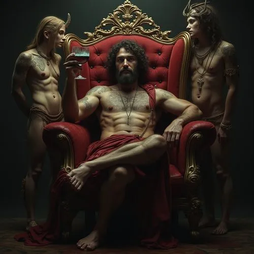 fischerspooner,thrones,throne,clyro,the throne,vinoodh,Illustration,Realistic Fantasy,Realistic Fantasy 46