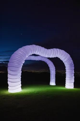 El Yunque Puerto Rico minimalistic ephemeral glowing inflated contemporary architecture, plastic sculpture



,inflatable ring,lightpainting,light painting,light art,light paint,alpino-oriented milk h