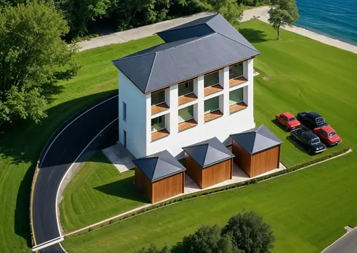 cromemco,dronka,electrohome,private house,drone image,frame house