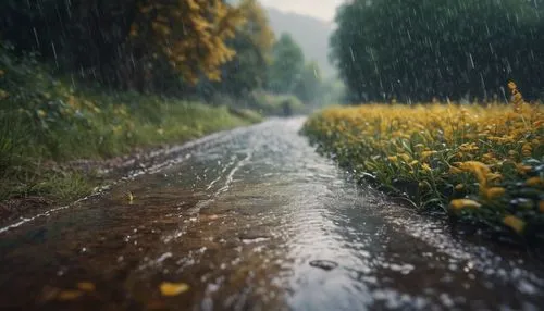 walking in the rain,rain field,flooded pathway,golden rain,rainy season,heavy rain,drop of rain,rain shower,rainwater drops,rainy day,after the rain,monsoon,rainstorm,after rain,raindops,rainy,rain,in the rain,rain drops,raindrops,Photography,General,Commercial