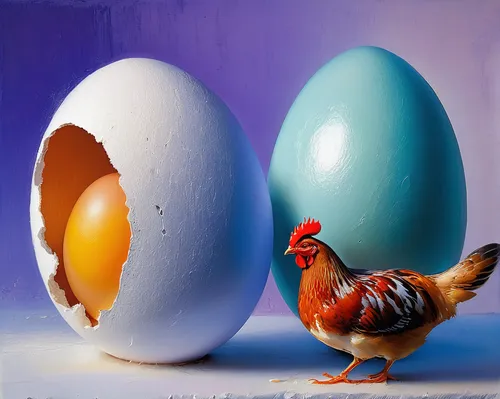 Write a haiku about a hen's egg.,painted eggs,painting eggs,painted eggshell,chicken and eggs,portrait of a hen,blue eggs,chicken eggs,colored eggs,fresh eggs,brown eggs,colorful eggs,painting easter 