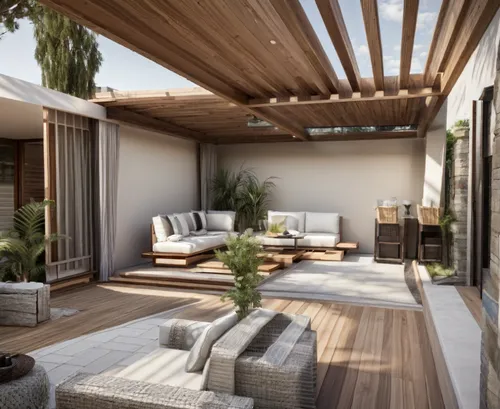 garden design sydney,landscape design sydney,roof terrace,landscape designers sydney,roof garden,wooden decking,roof landscape,3d rendering,folding roof,outdoor furniture,wood deck,modern living room,cabana,outdoor sofa,smart home,wooden roof,tropical house,wooden beams,decking,house roof