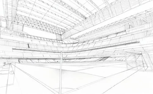 wireframe,wireframe graphics,kirrarchitecture,archidaily,multistoreyed,technical drawing,frame drawing,underconstruction,arq,3d rendering,elphi,multi-story structure,multi storey car park,hudson yards,line drawing,ceiling construction,multi-storey,panopticon,architect plan,daylighting,Design Sketch,Design Sketch,Hand-drawn Line Art