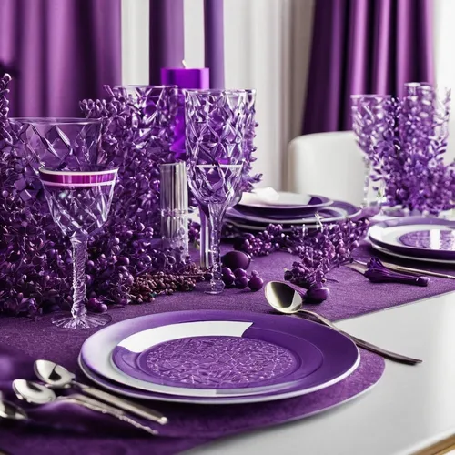 purple,tablescape,place setting,rich purple,table setting,table arrangement,purple wallpaper,purple grapes,the purple-and-white,table decoration,purple background,lavander products,damask background,white with purple,wall,party decoration,purpleabstract,purple-white,table decorations,violet colour,Photography,Documentary Photography,Documentary Photography 23