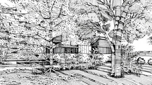 landscape design sydney,house drawing,garden design sydney,garden buildings,houses clipart,wooden houses,landscape designers sydney,villa borghese,house in the forest,plane trees,cottages,village scene,home landscape,pen drawing,residential house,garden elevation,landscape plan,residential area,holiday home,escher village,Design Sketch,Design Sketch,None