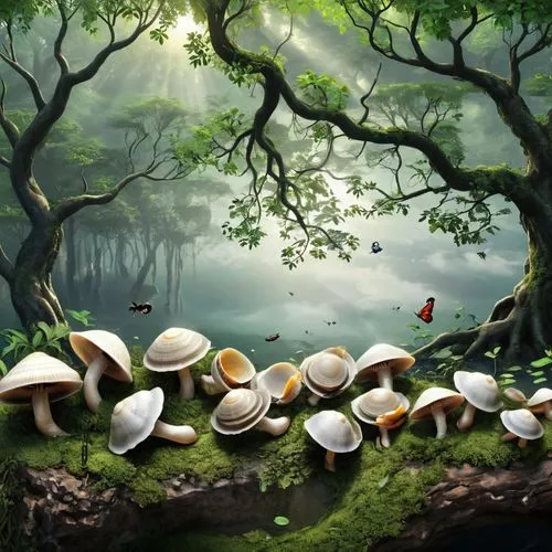 mushroom landscape,mushroom island,toadstools,forest mushrooms,mushrooms,umbrella mushrooms,forest mushroom,agarics,edible mushrooms,club mushroom,shrooms,edible mushroom,mycena,tree mushroom,decomposers,agaricales,agaric,conocybe,psilocybe,brown mushrooms,Unique,Design,Character Design