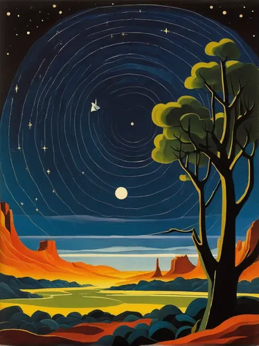 Write a sci-fi story set on planet Earth, exploring the mysterious wonders of its uncharted landscapes.,uluru,desert landscape,desert desert landscape,moon valley,arid landscape,indigenous painting,lu