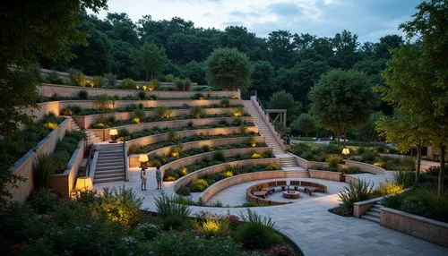 terraces,park güell,climbing garden,landscaped,landscape design sydney,winding steps,open air theatre,amphitheater,kifissia,gaudi park,landscape designers sydney,roof garden,terraced,terrace,gardens,fallingwater,monastery garden,monal,jardins,escaleras