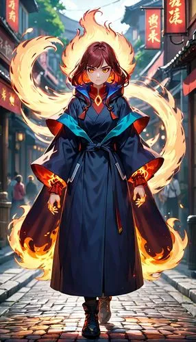 mukimono,fire background,flame spirit,fire angel,sensoji,senso-ji,alibaba,fire siren,tsukemono,horumonyaki,taijitu,fire devil,wuchang,fire master,monk,fire artist,fire poi,sōjutsu,haunebu,xiaochi,Anime,Anime,General