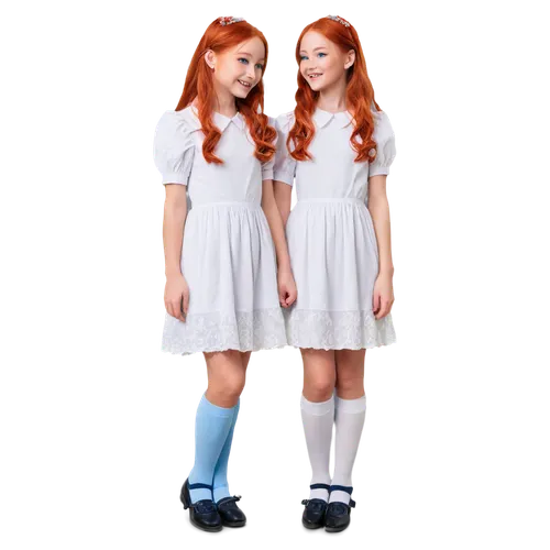 redheads,porcelain dolls,sewing pattern girls,gingers,milkmaids,twinkles,little girls,redhead doll,derivable,dollfus,communicants,minidresses,joint dolls,two girls,little girls walking,little angels,gemini,stepsisters,children girls,twinset,Illustration,Realistic Fantasy,Realistic Fantasy 08