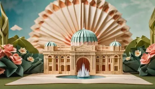 paper art,fairy tale castle,miniaturist,showpieces,house of allah,art deco background,medinah,diorama,3d fantasy,background design,stage curtain,model house,proscenium,puppet theatre,mihrab,tabernacle,stage design,basil's cathedral,archiepiscopate,fairytale castle,Unique,Paper Cuts,Paper Cuts 02