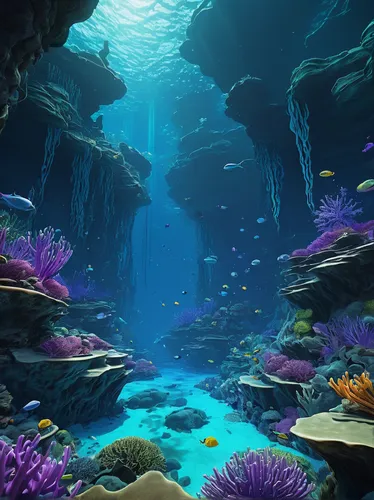 underwater background,underwater landscape,coral reef,ocean underwater,underwater oasis,ocean floor,undersea,underwater playground,underwater world,sea cave,under the sea,sea life underwater,coral reefs,deep sea,aquarium,under sea,reef tank,seabed,the bottom of the sea,ocean background,Illustration,Paper based,Paper Based 11