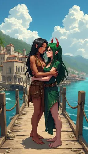 lesbia,themyscira,amazonians,sindbad,inara,lesbos,lilo,andalusia,jasmila,amazona,esmeralda,dacians,romantic scene,andalucian,moana,garamantes,ghazan,gregorii,kupala,amazons