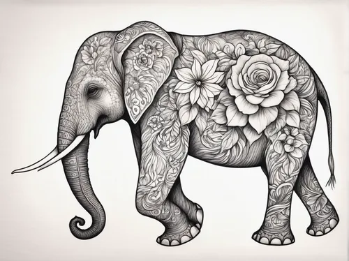 mandala elephant,elephant line art,elephant,indian elephant,circus elephant,girl elephant,elephantine,asian elephant,line art animals,pachyderm,line art animal,pink elephant,cartoon elephants,flower animal,mandala flower illustration,elephant's child,elephants and mammoths,blue elephant,elephants,coloring page,Illustration,Black and White,Black and White 13