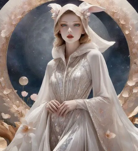 peignoir,the snow queen,suit of the snow maiden,white rose snow queen,galadriel,christmas angel,frigga,fairy queen,angel gingerbread,margaery,faerie,the angel with the veronica veil,heatherley,faery,snow white,white rabbit,white lady,vintage angel,behenna,fairy tale character