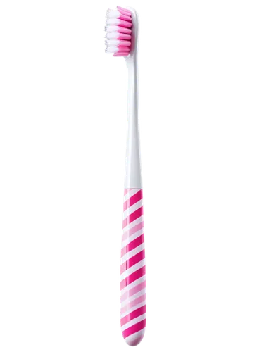 Toothbrush, cartoon style, colorful handle, soft bristles, white and pink stripes, sparkles, shiny surface, transparent background, 3/4 composition, close-up shot, warm lighting, pastel colors.,toothb