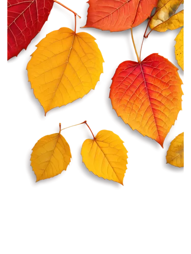 Fallen leaves, autumn colors, mix of red, orange, yellow, scattered on ground, dry texture, crisp edges, overlapping, soft shadow, natural light, morning dew, close-up, rich color palette, serene mood