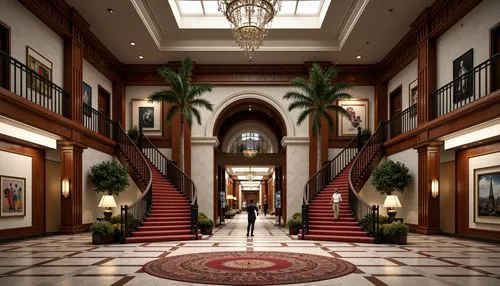 hallway,corridors,atriums,emirates palace hotel,hotel lobby,entrance hall,hotel hall,lobby,luxury hotel,corridor,rosecliff,3d rendering,venetian hotel,galleria,mizner,the cairo,neoclassical,sursock,beverly hills hotel,cochere