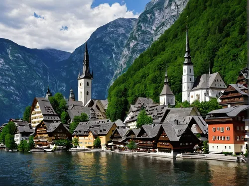 lake lucerne region,canton of glarus,austria,thun,bavarian swabia,southeast switzerland,königssee,alpine region,east tyrol,eastern switzerland,alpine village,thun lake,berchtesgaden national park,south tyrol,slovenia,tyrol,bavaria,switzerland chf,the alps,mountain settlement,Illustration,Black and White,Black and White 02