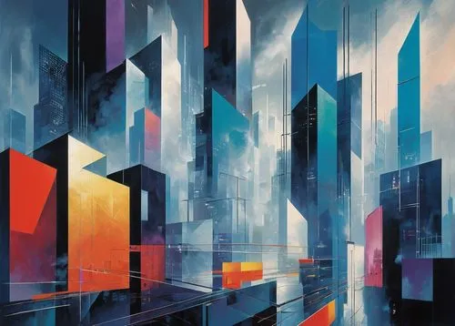 cityscape,cybercity,metropolis,skyscrapers,colorful city,jablonsky,city blocks,cityscapes,digitalism,sedensky,city scape,hypermodern,city skyline,megacities,megalopolis,ctbuh,neuromancer,futuristic landscape,cities,city cities,Art,Artistic Painting,Artistic Painting 46