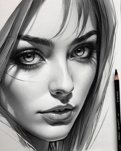charcoal pencil,charcoal,charcoal drawing,graphite,eyes line art,girl drawing,face portrait,pencil drawing,pencil drawings,copic,girl portrait,digital painting,sculpt,pencil art,drawing mannequin,illustrator,graphics tablet,pencil lines,women's eyes,sketch,Conceptual Art,Fantasy,Fantasy 03