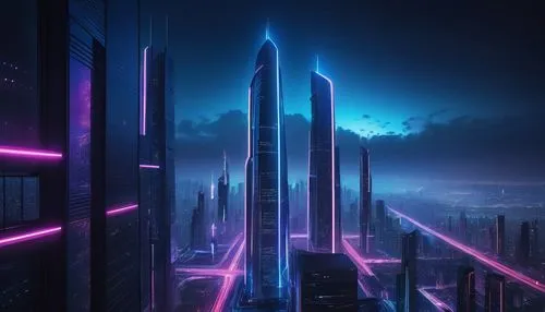 futuristic landscape,cyberpunk,metropolis,cityscape,futuristic,futuristic architecture,fantasy city,urban towers,skyscrapers,skyscraper,scifi,vapor,monolith,shinjuku,dystopian,electric tower,pc tower,the skyscraper,sci-fi,sci - fi,Art,Classical Oil Painting,Classical Oil Painting 31