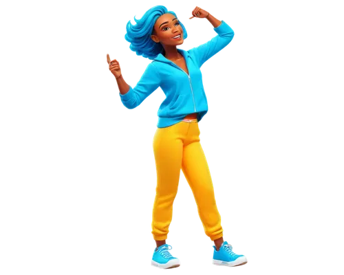 lumidee,keyshia,rasheeda,maraj,smurfette,feza,sunndi,cardizem,lemon background,reginae,cyan,3d render,jazzie,starships,aja,azealia,monifa,oumou,3d rendered,cardi,Unique,3D,Toy