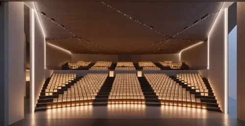 un teatro con luces artificiales sin luz del sol,auditorium,concert hall,theater stage,performance hall,theatre stage,auditorio,cinema seat,lecture hall,movie theater,concert stage,cinemas,auditoriums