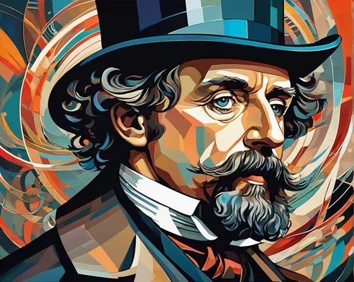 hans christian andersen,sherlock holmes,vector illustration,adobe illustrator,napoleon iii style,vector graphic,vector art,holmes,vector graphics,illustrator,digital illustration,genoa,anton chekhov,french digital background,psychedelic art,vector image,digital artwork,wpap,abraham lincoln,ulysses,Conceptual Art,Sci-Fi,Sci-Fi 06