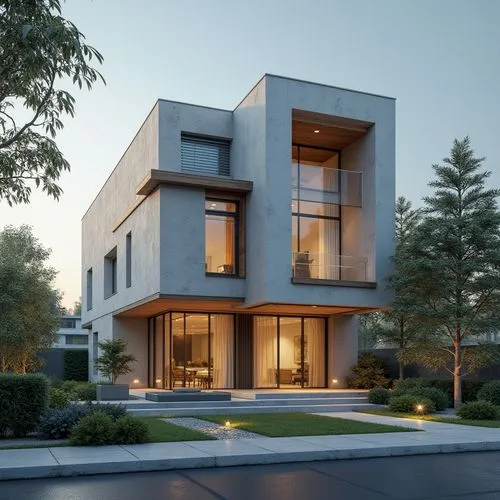 modern house,contemporary,modern architecture,cubic house,3d rendering,cube house,Photography,General,Realistic