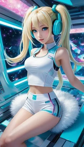 hatsune miku,vocaloid,arpeggio,macrossan,michiru,matritech,Illustration,Realistic Fantasy,Realistic Fantasy 08