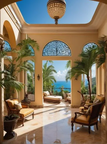 palmilla,luxury home interior,stucco ceiling,sunroom,royal palms,palmbeach,holiday villa,luxury property,paradisus,breezeway,lobby,amanresorts,cochere,florida home,emirates palace hotel,breakfast room,luxury home,conservatory,oceanfront,hotel lobby,Conceptual Art,Oil color,Oil Color 09