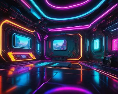 ufo interior,cinema 4d,80's design,3d render,abstract retro,3d background,neon coffee,spaceship space,neon,futuristic landscape,futuristic,80s,3d car wallpaper,cabin,scifi,b3d,3d,3d mockup,render,3d fantasy,Conceptual Art,Oil color,Oil Color 02