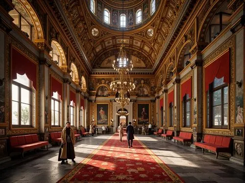 hermitage,royal interior,corridor,kunsthistorisches museum,entrance hall,sapienza,semperoper,ballroom,the royal palace,europe palace,royal palace,mikhailovsky,residenz,hallway,peterhof palace,versailles,catherine's palace,louvre,saint isaac's cathedral,enfilade