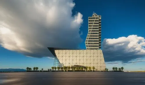 it's daytime and there are clouds,the energy tower,vostochny,observation tower,vab,dhammakaya pagoda,fermilab,the observation deck,dhammakaya,electric tower,impact tower,gslv,malaparte,metsamor,snohet