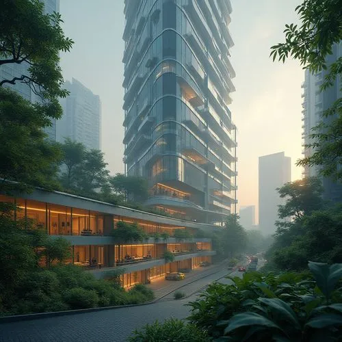 residential tower,taikoo,guangzhou,sathorn,hangzhou,chengdu,shenzhen,zhangzhou,interlace,bahru,singapore,sathon,chongqing,payoh,futuristic architecture,singapore landmark,huzhou,escala,high rise building,bangsar,Photography,General,Realistic