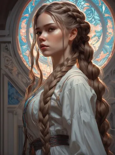 margaery,margairaz,seregil,fantasy portrait,galadriel,ellinor,katara,etain,innkeeper,nelisse,elspeth,vasilisa,reynir,vestal,elenore,victoriana,rapunzel,victorian lady,mystical portrait of a girl,evangeline,Conceptual Art,Fantasy,Fantasy 01