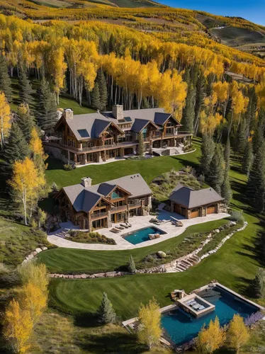 Single Family Homes pour l Vente à A magnificent luxury residence 292 Aspen Meadows Road, Edwards, Colorado 81632 États-Unis,aspen,vail,american aspen,house in the mountains,telluride,luxury property,