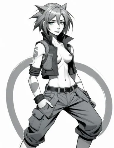 neku,gaige,vyse,gunji,riku,grayscale