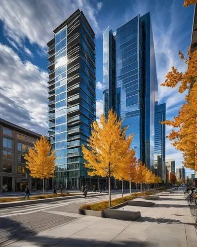 calpers,songdo,zorlu,auraria,yeouido,office buildings,ohsu,calgary,costanera center,yongsan,urban landscape,marunouchi,burnaby,shenyang,fall foliage,fall landscape,shenzen,daejeon,the trees in the fall,mississauga,Art,Artistic Painting,Artistic Painting 36