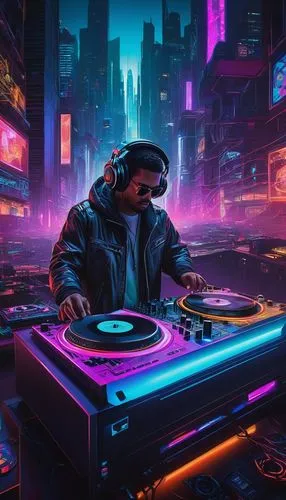 dj,atrak,cyberpunk,synth,muzik,djs,ddj,djj,music background,djn,electronica,khakrez,welin,old elektrolok,akala,80's design,prodigy,electro,edm,midtempo,Conceptual Art,Sci-Fi,Sci-Fi 18