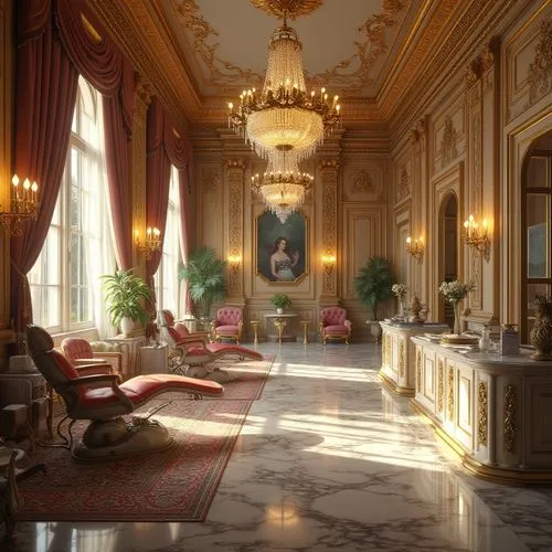 ritzau,royal interior,ornate room,enfilade,grand hotel europe,entrance hall,foyer,lanesborough,meurice,grand hotel,breakfast room,chateau margaux,cochere,versaille,interior decor,europe palace,baccarat,lobby,crown palace,gleneagles hotel,Photography,General,Realistic